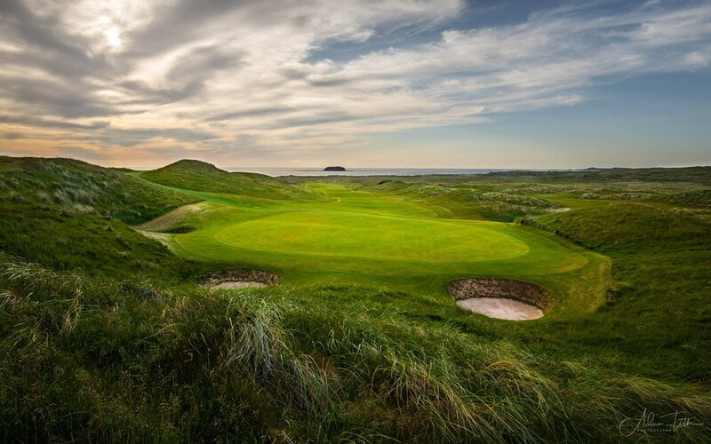 Ballyliffin Golf Club | 13th Hole Glashedy Links | Aerial and Nature Photo Shoot | Stunning Irish Golf Courses Tourist Attractions Photography